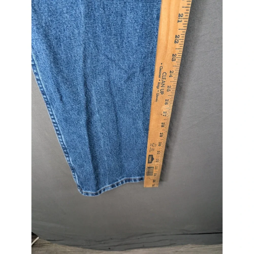 Wrangler Mens Regular Fit Straight Leg Jeans Blue Denim Size 36x36